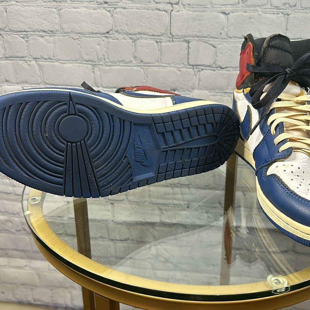 👟 Rare Jordan 1 Retro High Union Los Angeles Storm Blue - Size 11 👟 - Picture 7 of 7